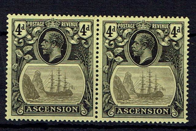 Image of Ascension SG 15/15b VLMM British Commonwealth Stamp